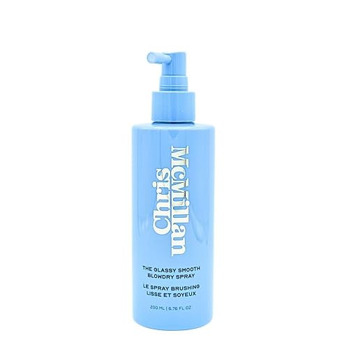 Chris McMillan The Glassy Smooth Blowdry Spray for Frizz 6.76 oz/200 ml - Heat Protection, Shine, Frizz Control, Lightweight