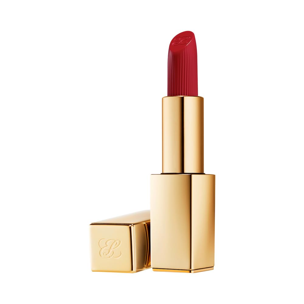 Estée Lauder Pure Color Long Lasting Cream Lipstick for Women with Cream Finish | Plumping & Nourishing 0.12 Ounce, 541 LA Noir