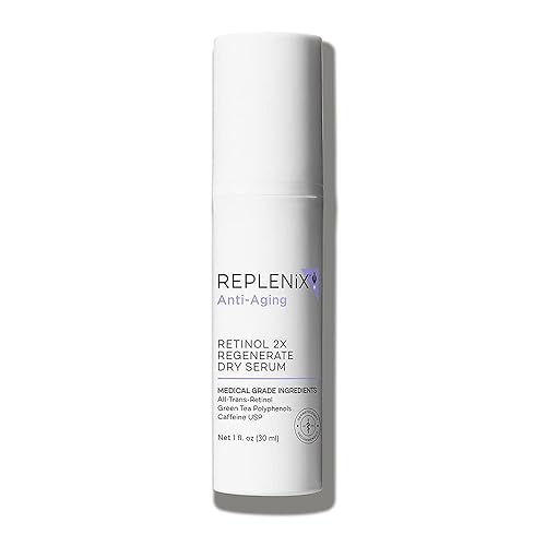 Replenix Anti-Aging Retinol 2X Regenerate Dry Serum, Medical-Grade Quick-Drying Face Serum for Mature Skin (1 fl. oz)