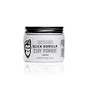 Slick Gorilla Clay Pomade for Men, 2.5 oz (75 ml), Firm Hold Hair Clay with Natural Matte Finish, Non-Greasy Men’s Hair Pomade for Textured, Wavy
