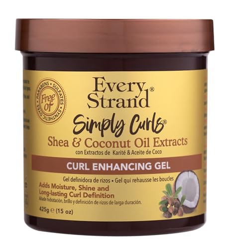 Every Strand Simply Curls Coco Oil/Shea Curl Creme, 15 Ounce