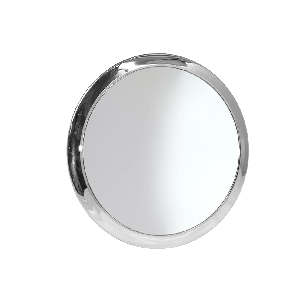 Britta Products Large 8" Suction Mount Mirror - 5X Magnifying Vanity Makeup Mirror with 3-Point Suction, Pivoting, Rotating and Locking