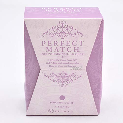 LeChat Perfect Match Gel Polish, Hush-Hush, 0.5 fluid_ounces (PMS244) Beauty & Personal Care LECHAT