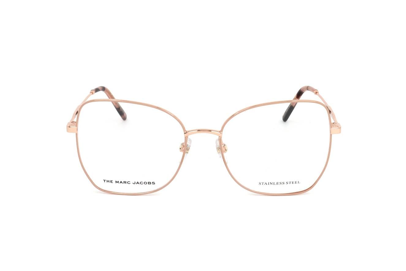 Marc Jacobs Women's Modern Cat Eye/Butterfly Sunglasses, Gold Nude, 55