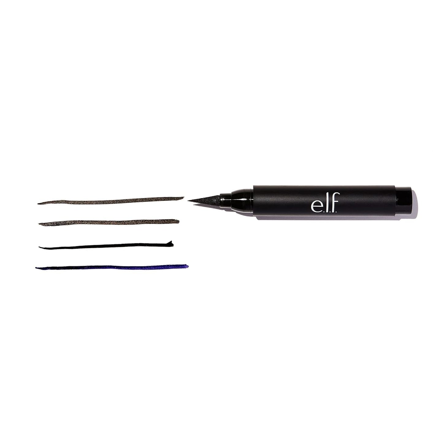 e.l.f. Intense Ink Eyeliner, Enhances The Lash Line With Rich & Long-Lasting Color, Tip For Precise Application, Vegan , Blackest Black Beauty & Personal Care e.l.f.