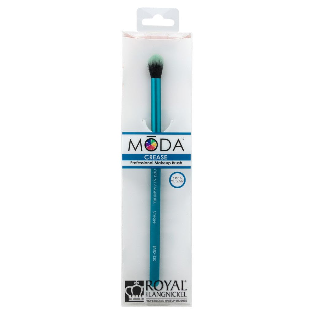 MODA Crease Makeup Brush - Soft Vegan Brush for Blending & Defining Eye Crease - Cruelty-Free Synthetic Filaments