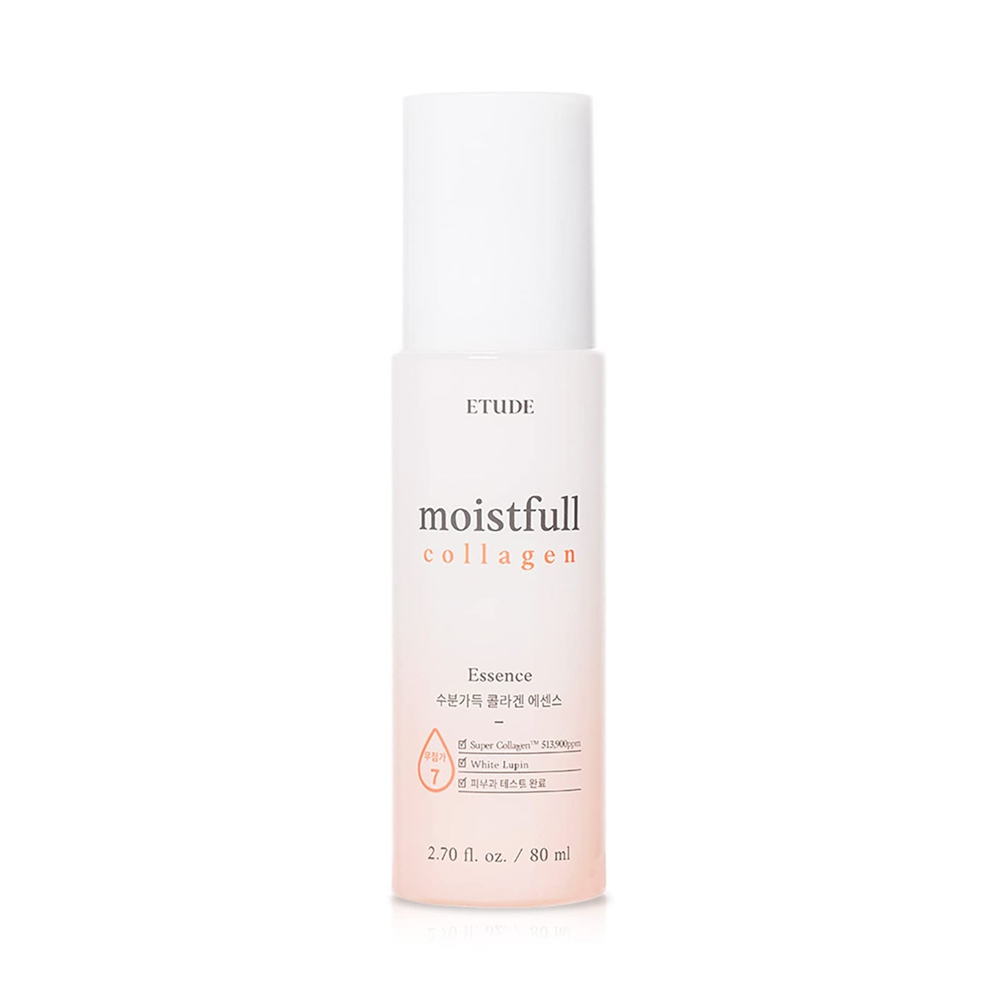 ETUDE Moistfull Collagen Essence, Serum for Face, Moisturizer, Super Collagen Water, Sensitive Skin, Moisturizing Essence, Long-Lasting Formula