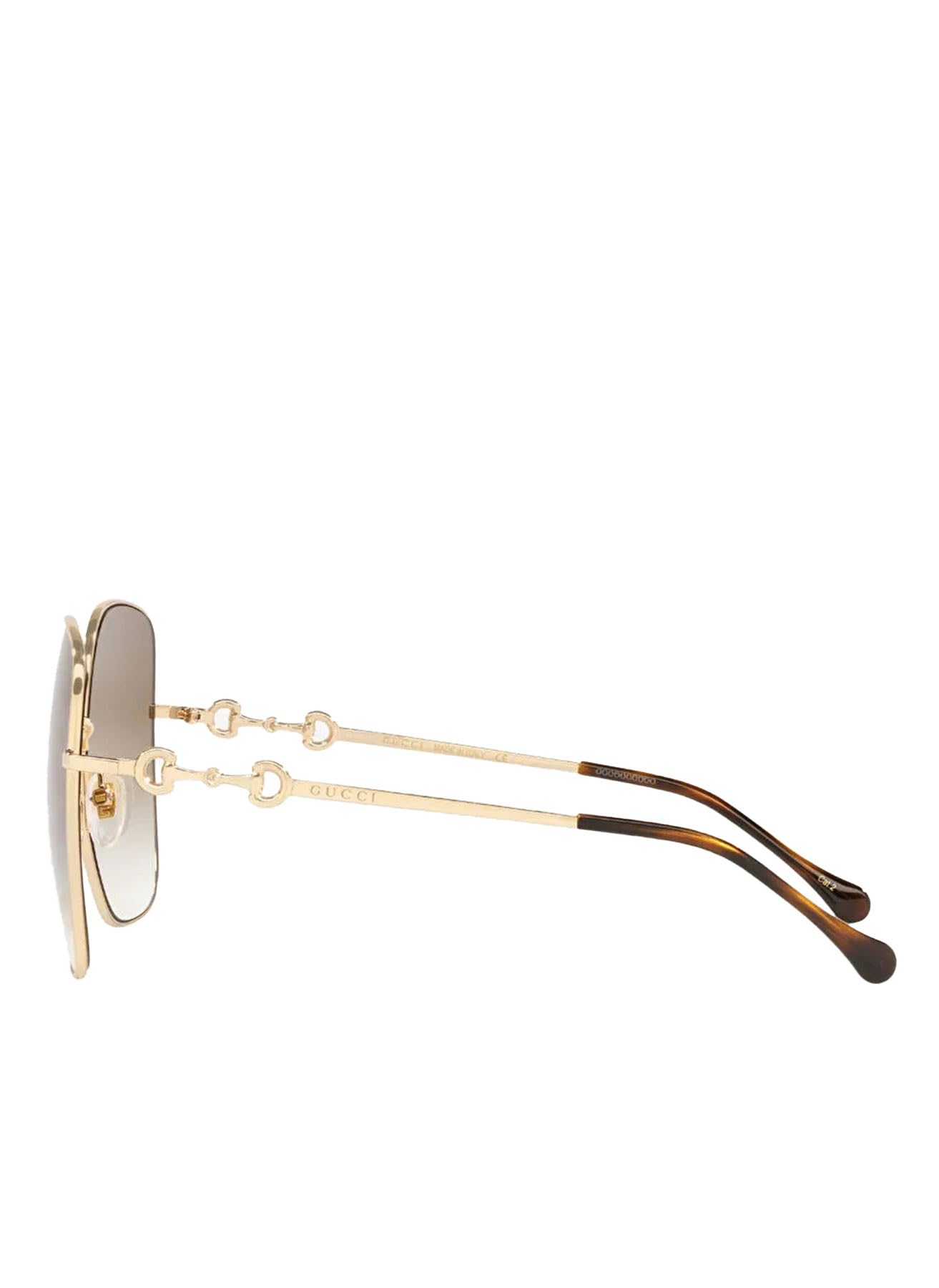 Gucci GG0879S Gold/Brown Shaded 61/18/140 women Sunglasses