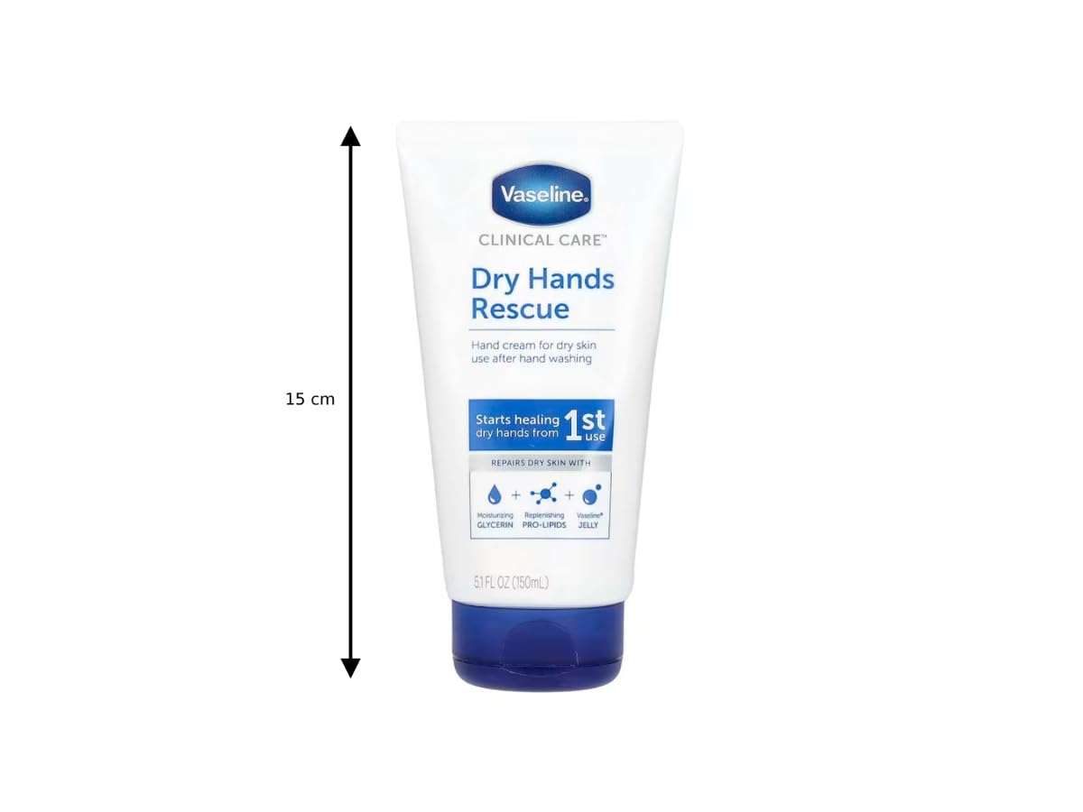 Vaseline Clinical Care™, Dry Hands Rescue, Fragrance Free, 5.1 fl oz (150 ml)