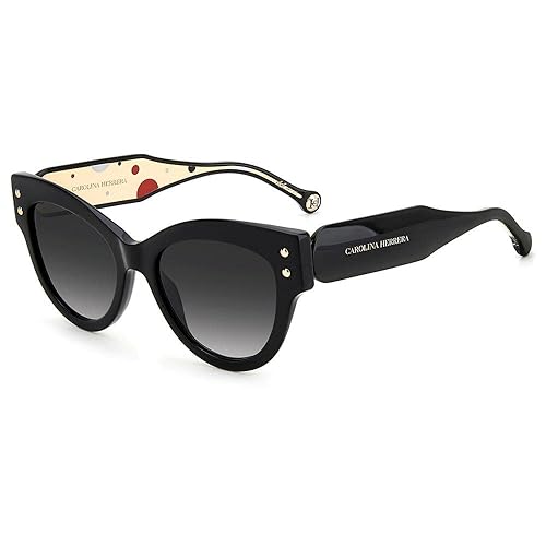 Carolina Herrera Unisex Sunglasses, 807/9o Black, 54
