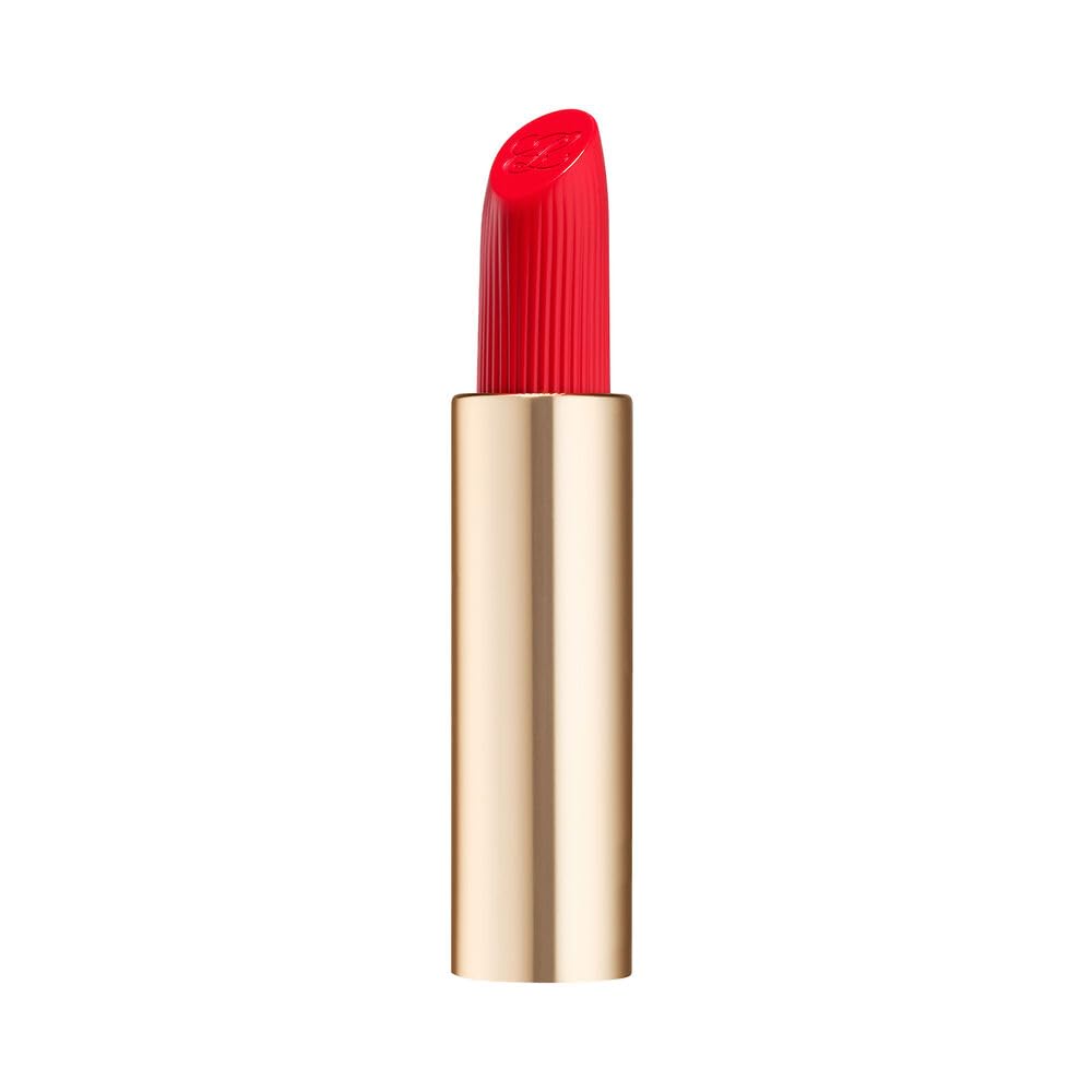 Estée Lauder Pure Color Long Lasting Cream Lipstick for Women with Cream Finish | Plumping & Nourishing 0.12 Ounce, Refill, 520 Carnal