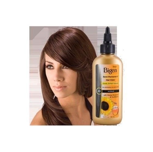 Bigen Semi-Permanent Haircolor #Nb2 Natural Black 3 Ounce (88ml) (6 Pack)