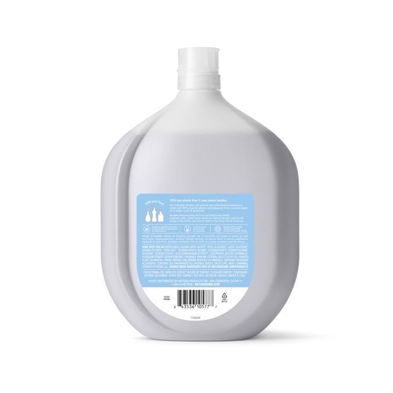 Method Gel Hand Soap, Refill, Sweet Water, 34 oz