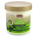 African Pride Olive Miracle Conditioner Leave-In 15 Ounce Jar (Pack of 3)