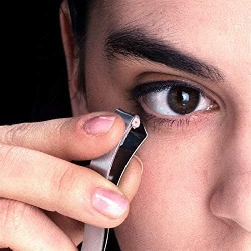 Prima Shogyo Partial Eyelash Curler for Corner Lash - Mini Japanese Eyelash Curler for Inner & Outer Lashes - Includes 6 Extra Rubber Pads - Made