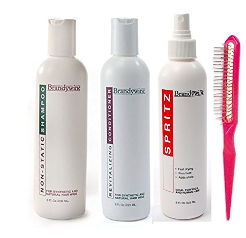 Brandywine Synthetic and Human Hair Care Products (8oz Shamp, Cond and 8oz Spritz)