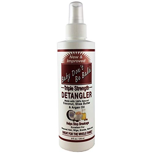 Baby D;Be Bald Triple Strength Detangler, 8 Oz.