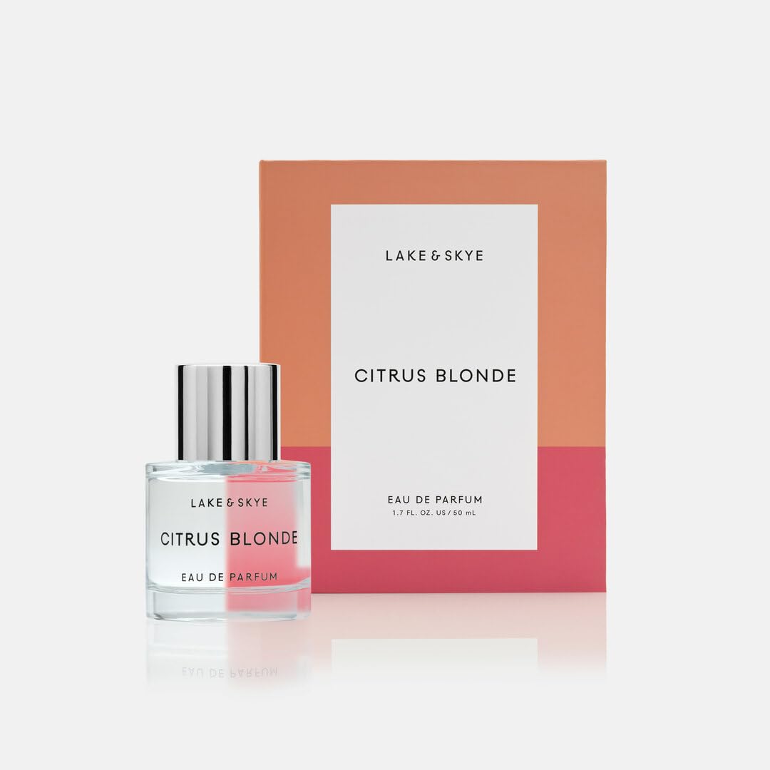 Lake & Skye Citrus Blonde 50mL Eau de Parfum - Long Lasting - Bergamont, Cedarwood, Floral, Fruity, Vegan, Paraben-Free, Cruelty-Free