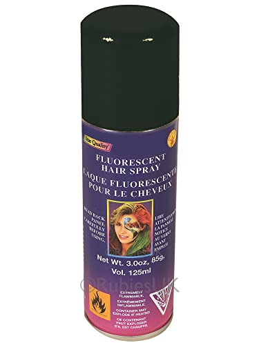 Rubies Black Haircolor Costume Hairspray for Adults, Unisex 3 Ounces