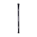 Lune+Aster Eyeshadow Duo Brush | Dual-Ended Brush To Apply And Blend Eyeshadow. Made with Alumium Handle, Vegan Bristles.