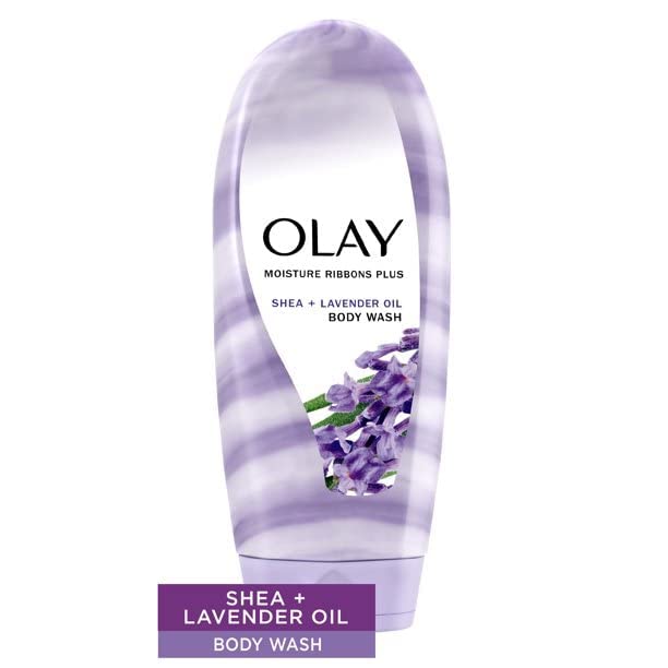 OLAY Moisture Ribbons Plus, Shea Plus Lavender Oil 18 oz