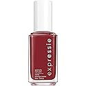 Essie expressie, Quick-Dry Nail Polish, 8-Free Vegan, Wine Red, Notifications On, 0.33 fl oz