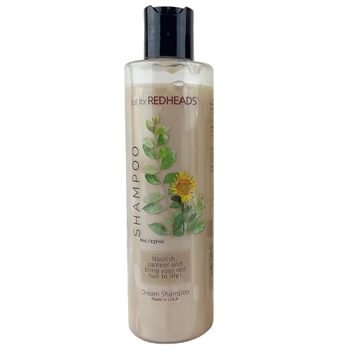 Just for Redheads Dream Shampoo and Leave In Conditioner - Complete Hair Care Products for Red Hair - Volumizing Shampoo and Conditioner Treatment