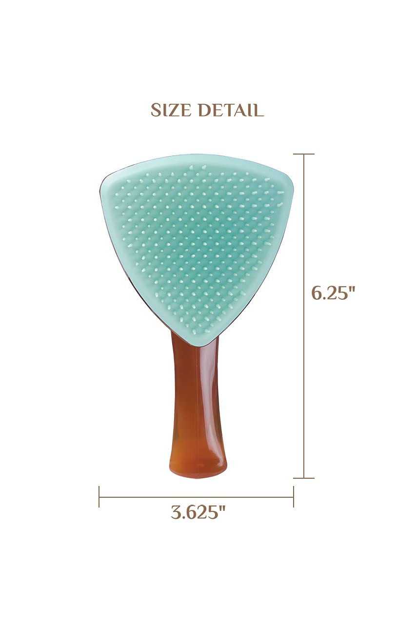 Cricket Ultra Smooth Detangling Brush - Infused with Argan & Olive Oils and Keratin Protein, Anti-Frizz Hairbrush for Wet and Dry Hair, Ergonomic