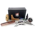 G.B.S Beard Care Razor kit, Beard Oil, Beard Brush, Sandalwood Beard Balm, Barber Scissors, Dressing Comb, MCT Mustache Comb and Razor Shavette Blades