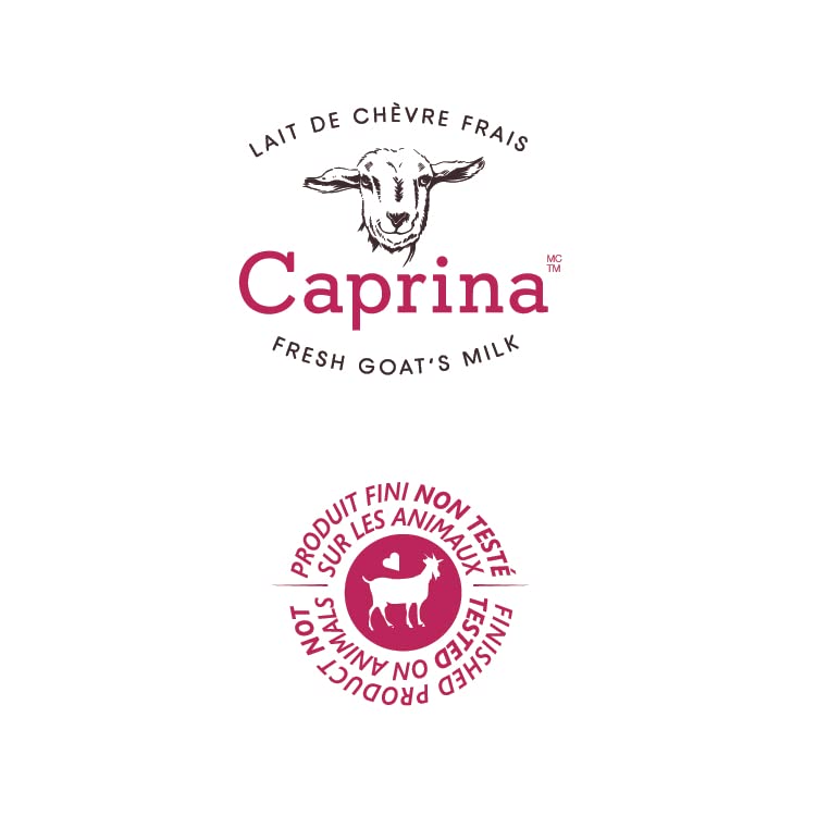 Caprina by Canus Amazing Body Wash With Fresh Canadian Goat Milk Gentle Soap Moisturizing Vitamin A, B2, B3 & More, Original, 16.9 Fl Oz