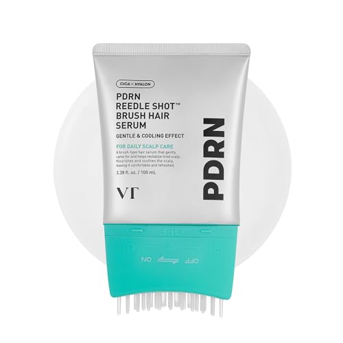 VT COSMETICS PDRN Reedle Shot Brush Hair Serum, Cooling & Refreshing Scalp Care with Vegan PDRN, Caffeine & Spicule Complex, Lightweight & Non-Greasy Beauty and Personal Care VT COSMETICS Default Title