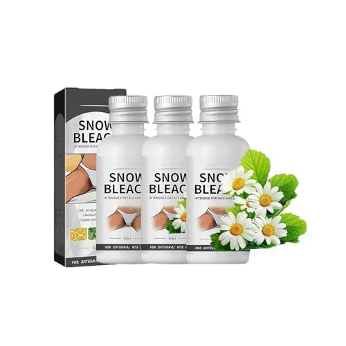 Deuiosna Snow Bleach Cream for for Private Part, Intimate Areas-Underarm, Neck, Armpit, Knees, Elbow Face and Body Skin (3Pcs)