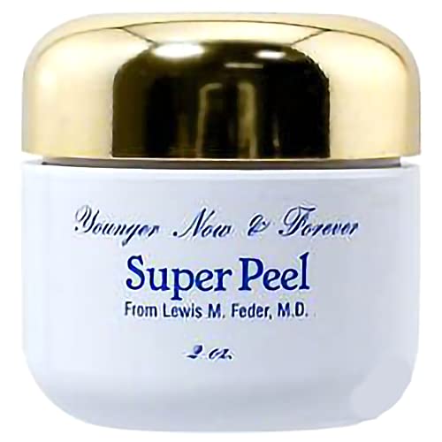 Dr. Feder's SuperPeel Exfoliating Facial Scrub - 2 oz by BioLogic Solutions - Micro-Crystal & Enzyme Blend for Pore Cleansing, Dead Skin Removal
