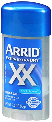 Arrid Extra Dry Cool Shower Clear Gel Antiperspirant and Deodorant, 2.6 Ounce