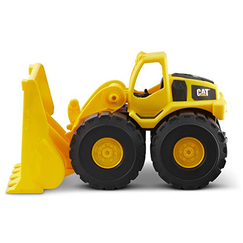 CAT Construction Fleet 10" Front Loader Toy – Durable Plastic Vehicle with Working Bucket & Free-Rolling Wheels for Kids Ages 2+