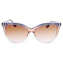 Victoria Beckham Unisex Sunglasses, 417 Blue/Sand/Azure, 57