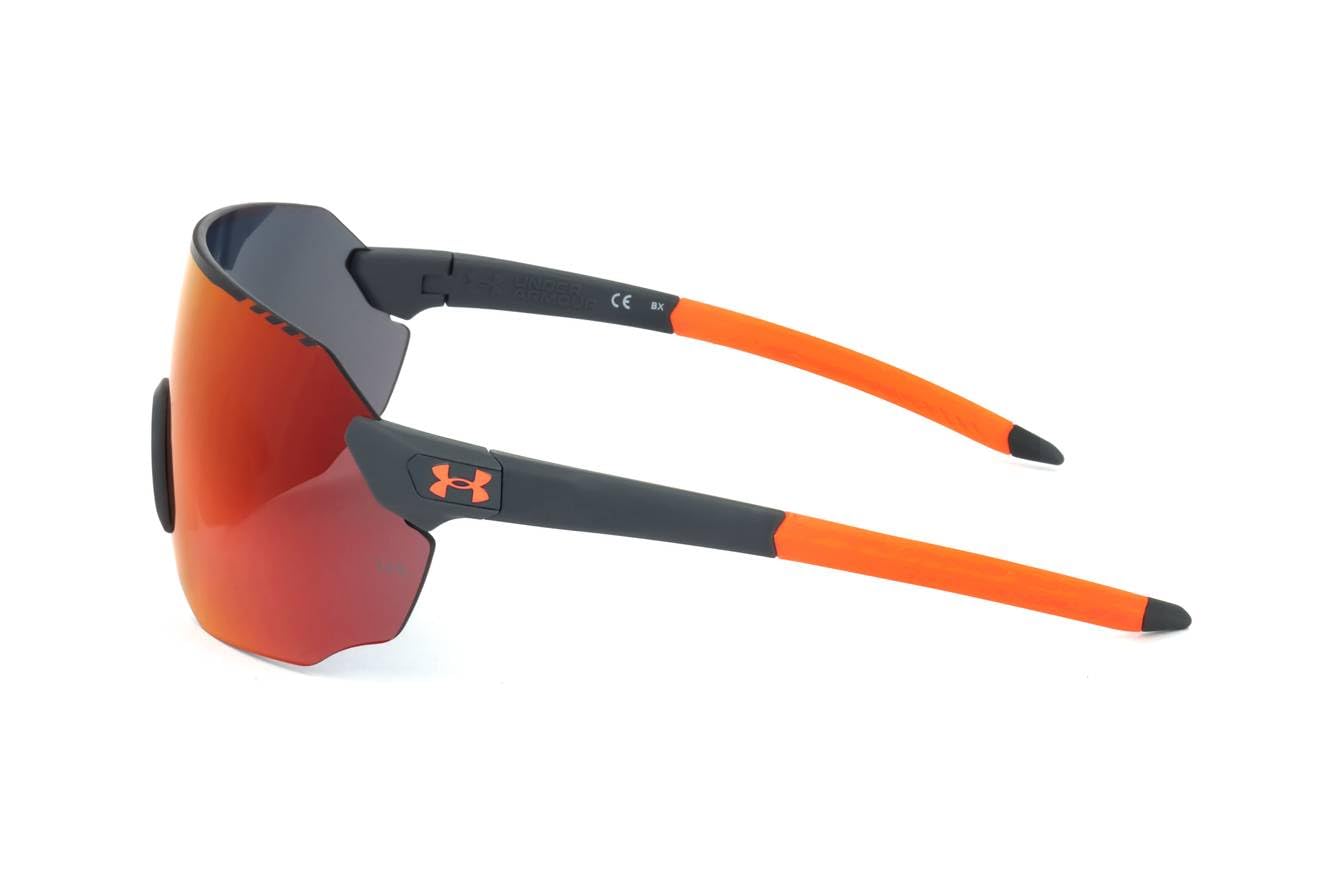 Under Armour UA HALFTIME Matte Grey Orange/Orange Multilayer 99/1/120 unisex Sunglasses