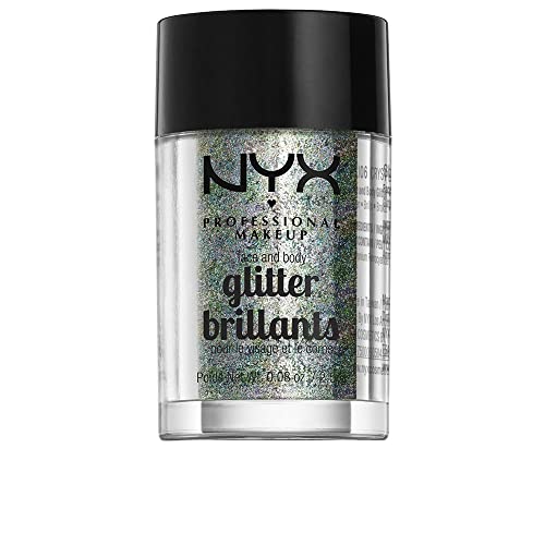 NYX PROFESSIONAL MAKEUP Face & Body Glitter, Crystal