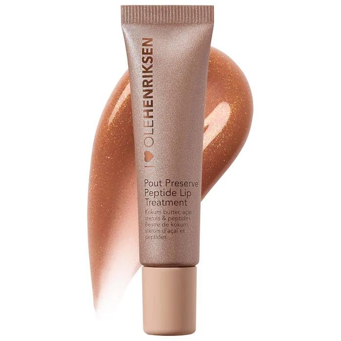 Ole Henriksen Pout Preserve Hydrating Peptide Lip Treatment - Creme Brulee Glimmer Beauty and Personal Care Ole Henriksen