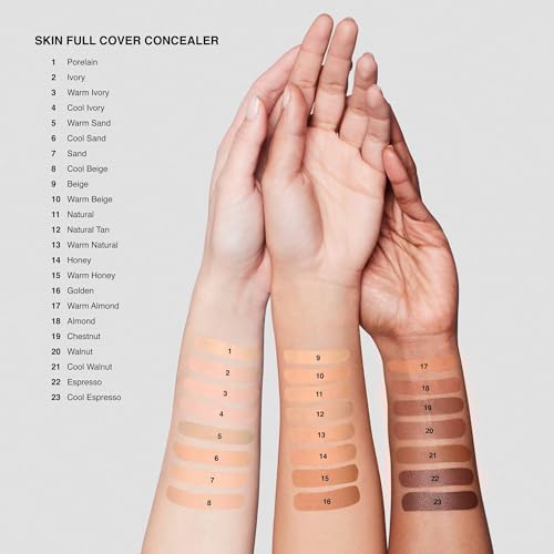 Bobbi Brown Skin Full Cover Concealer | Long-Wearing, Hydrating & Crease-Resistant Full-Coverage Concealer, 0.27 Fl Oz, Chestnut