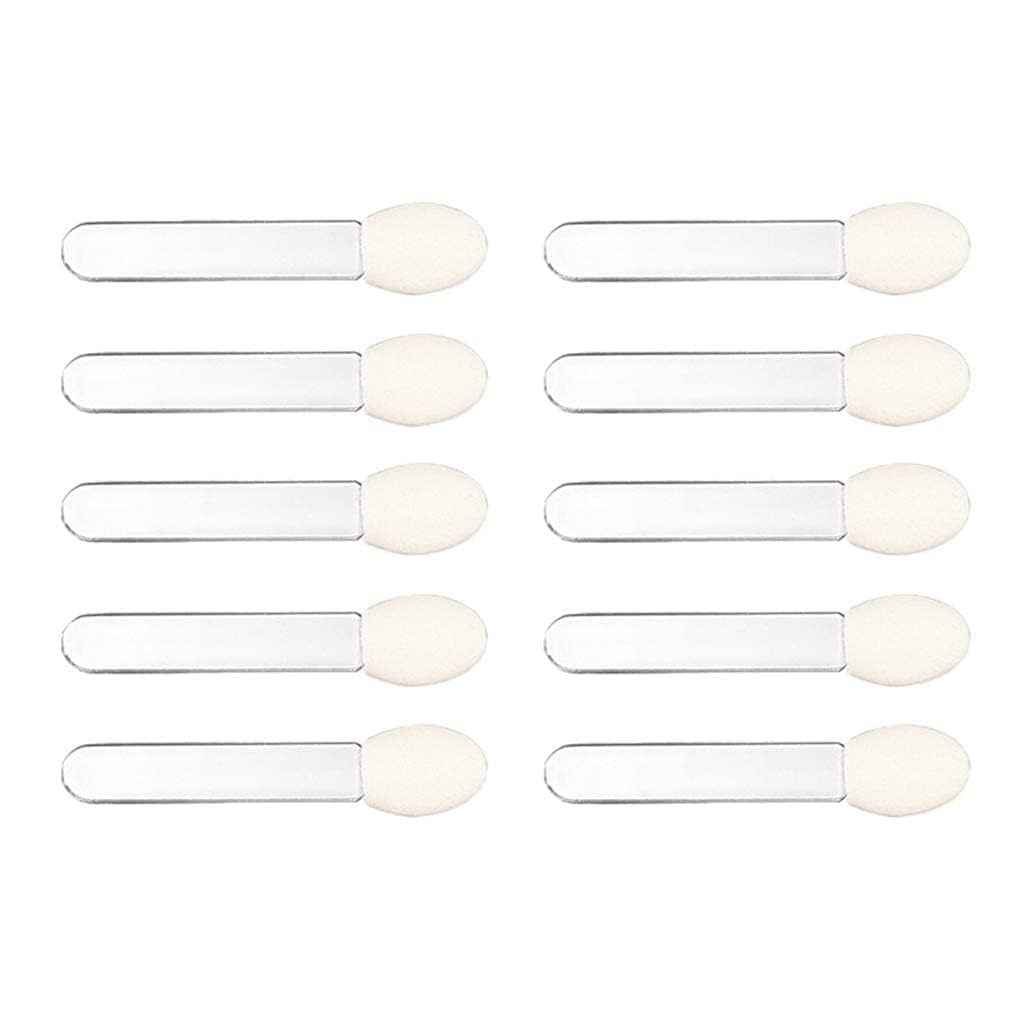 10 Pcs Eyeshadow Applicator Eyeshadow Brush Makeup Tools, Dual Sides Eye Shadow Brushes Makeup Applicator Sponge and Attractive Disposable