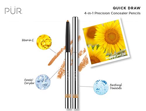 PÜR MINERALS Quick Draw Concealer Pencil, Tan, 0.01 Ounce