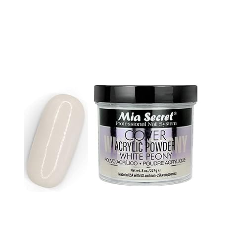 Cover White Peony Acrylic Powder Mia Secret (8 oz.) Beauty & Personal Care Mia Secret