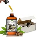 Mayan's Secret - Pure Cold-Pressed Castor Oil Organic Hexane-Free Unrefined 4 fl oz Glass Bottle - Natural Castor Oil for Hair Growth, Eyelashes