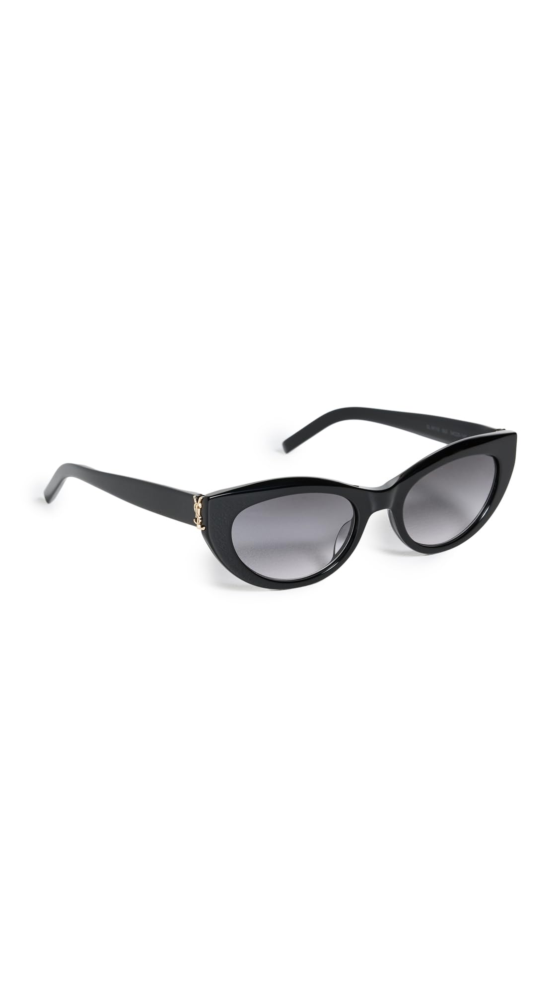 Saint Laurent Women's SL M115 Sunglasses, Black, One Size