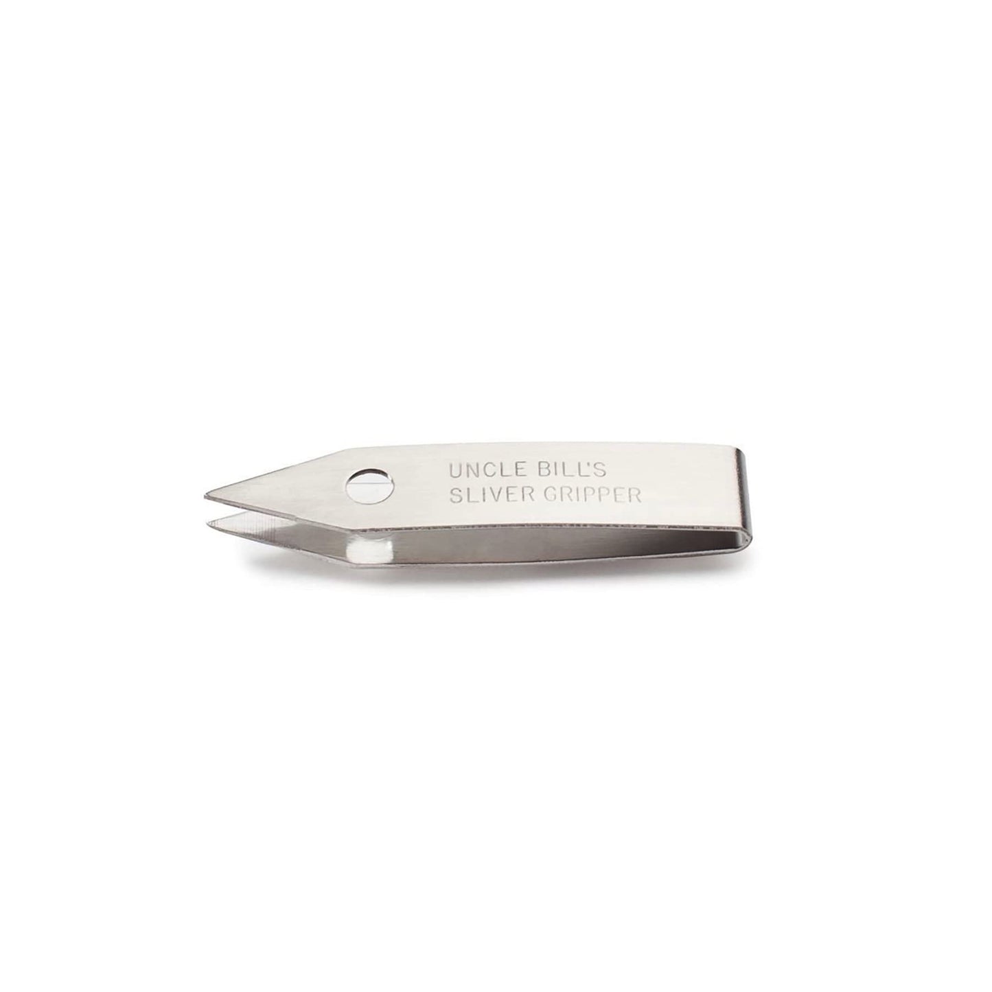 Sliver Gripper Uncle Bill's 19074 Tweezers in a Recloseable Tube