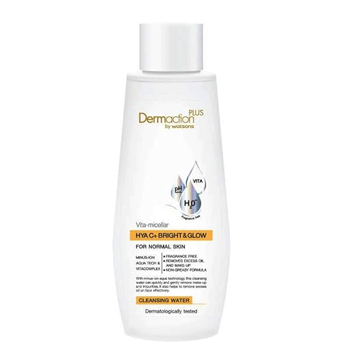 Dermaction Plus Vita-Micellar Hya C+ Bright Glow Cleansing Water 50 ml.