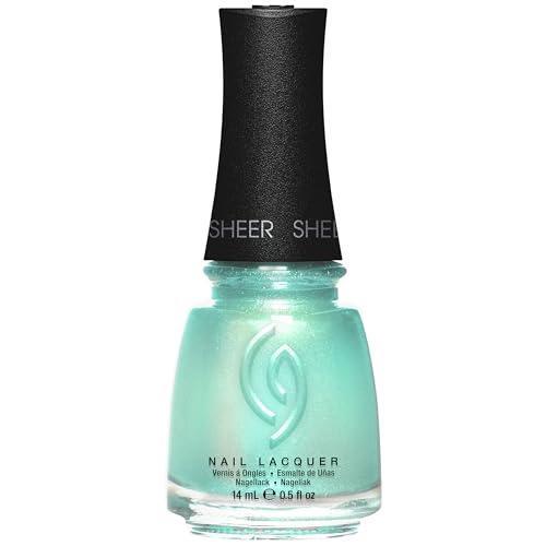China Glaze CG Nail Lacquer Read Receipts - Sheer, Pastel Blue Nail Polish, Quick Dry, Chip Resistant, High-Shine Finish for Salon Quality DIY Beauty & Personal Care China Glaze