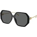 Tory Burch Sunglasses TY 7204 D 170987 Black/Dark Grey Polyamide Standard, 57/16/145