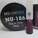 NuGenesis Nail Dipping Powder Color 1.5oz/43g Jar - (NU186 PEP IN YOUR STEP) Beauty & Personal Care Nugenesis